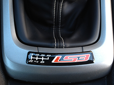 new camaro LS3 shifter plaque