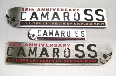 Camaro Skull emblems