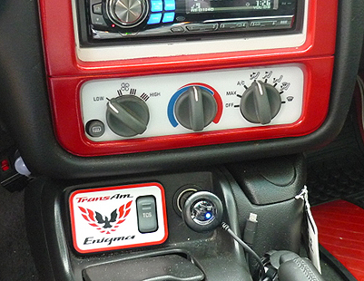 Firebird TransAm TCS, convertible and shifter plaque