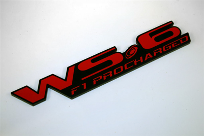 supercharged ws6 emblem 