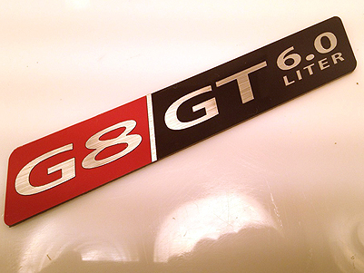 custom G8 Fender Emblem
