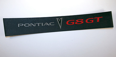 G8 Atari plaque with concept dart