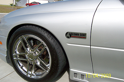 Blown Goat GTO fender emblem