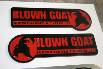 Blown Goat GTO fender emblem