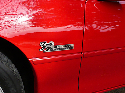 35th Anniversary Camaro SS emblem