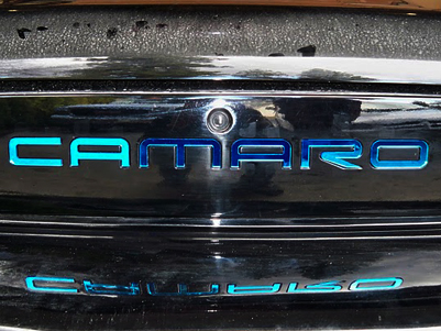 camaro rear filler lettering
