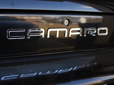 camaro rear filler lettering