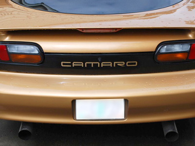 camaro rear filler lettering